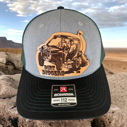 DIRT DIGGERS SIDEXSIDE LEATHER PATCH HAT